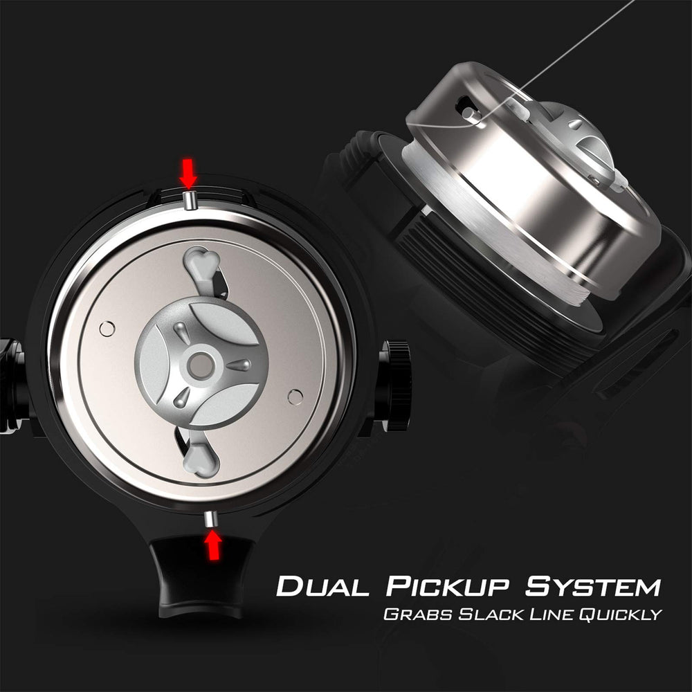 KastKing Brutus spincast reel with 4.0:1 gear ratio for fast retrieves