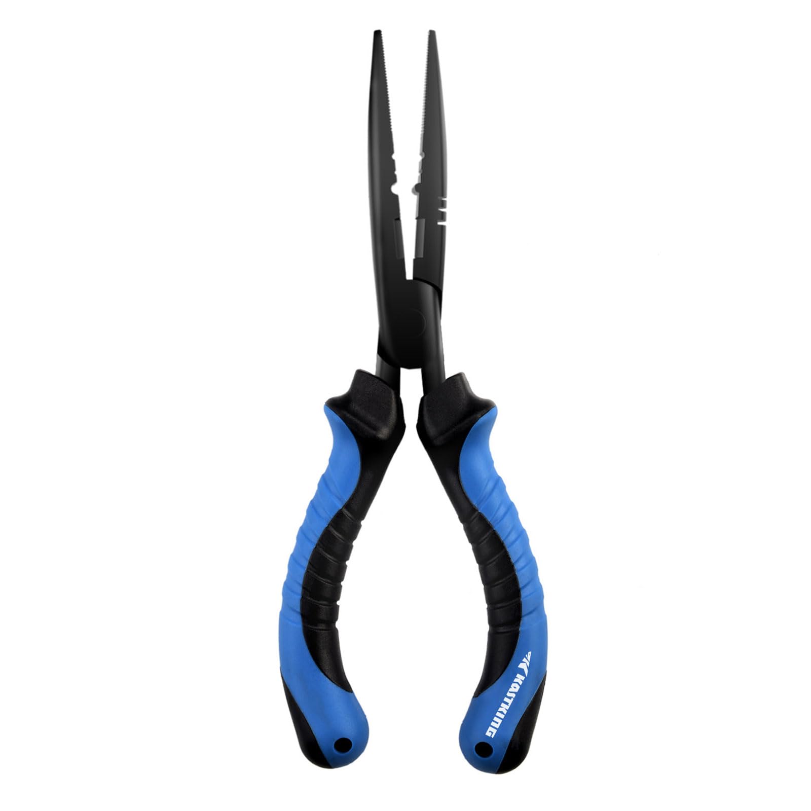 KastKing Intimidator 7-inch pliers used for hook removal in sportfishing