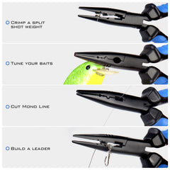 KastKing Intimidator 7-inch pliers with built-in wire cutter feature