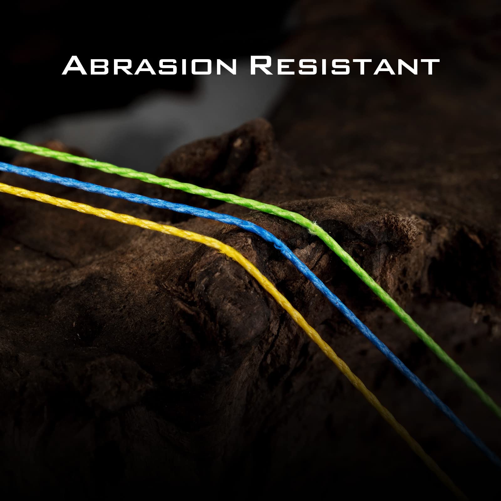 KastKing Superpower braided line near rugged cover highlighting abrasion resistance.