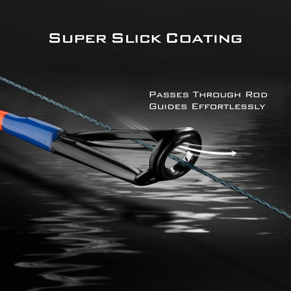 KastKing Superpower braided line close-up showing low memory for smoother casts.