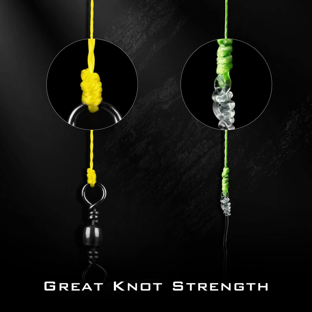 KastKing Superpower braided line on a reel with smaller diameter for longer spools.