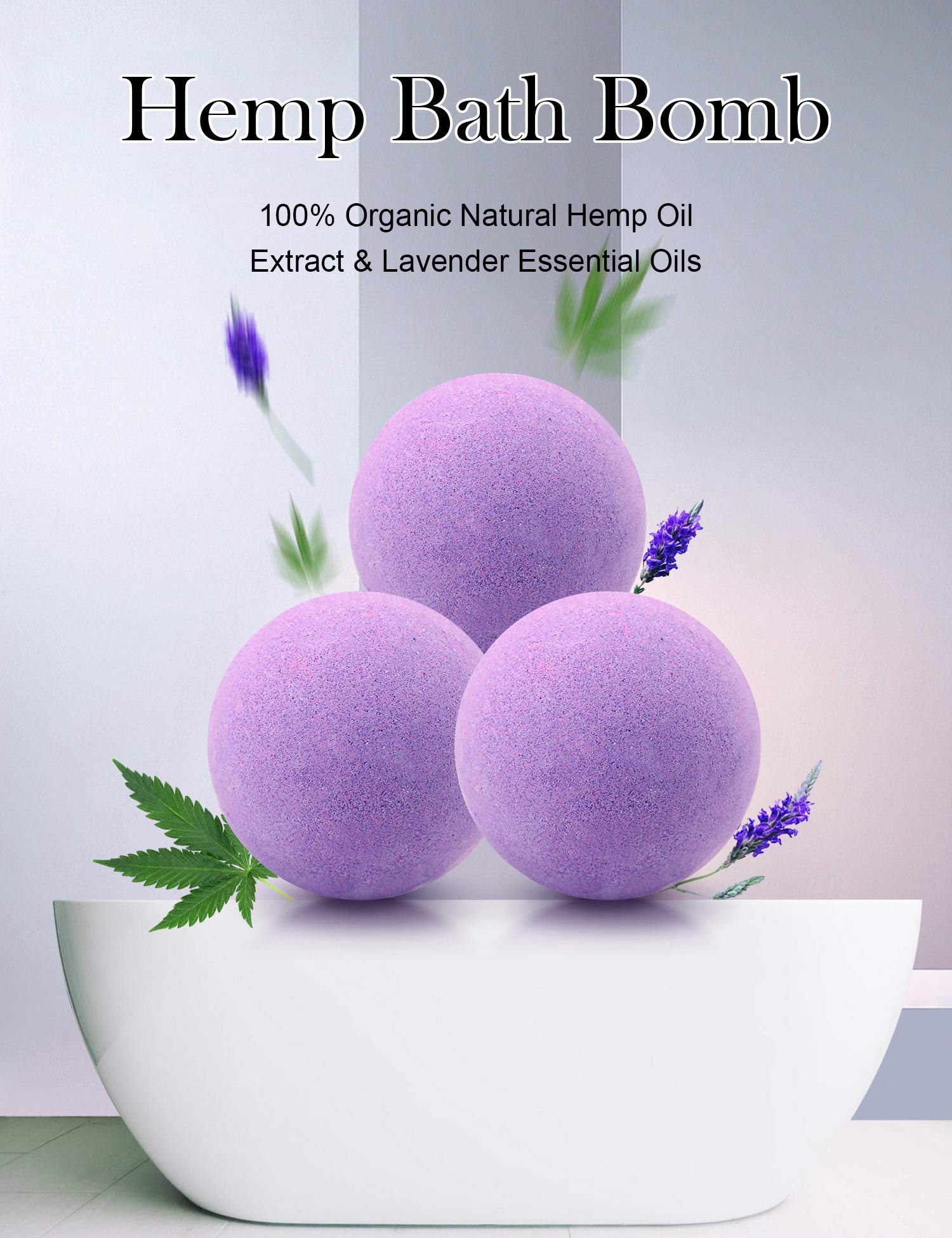 Kastu bath bombs hemp oil-infused formula nourishes skin.