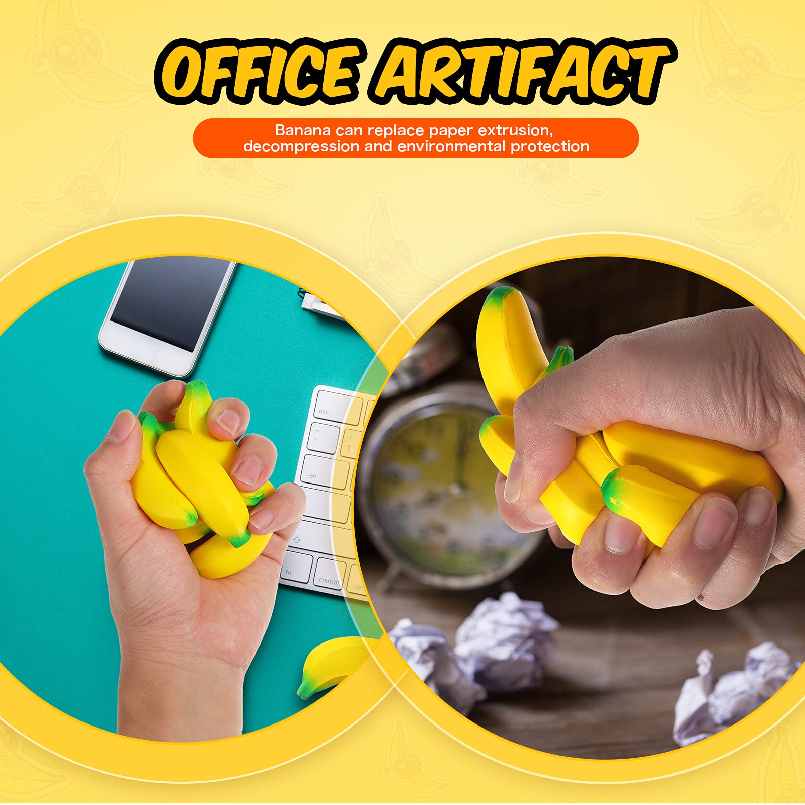 Kasyat 15-pcs banana stress toys ready for sharing and gifting.