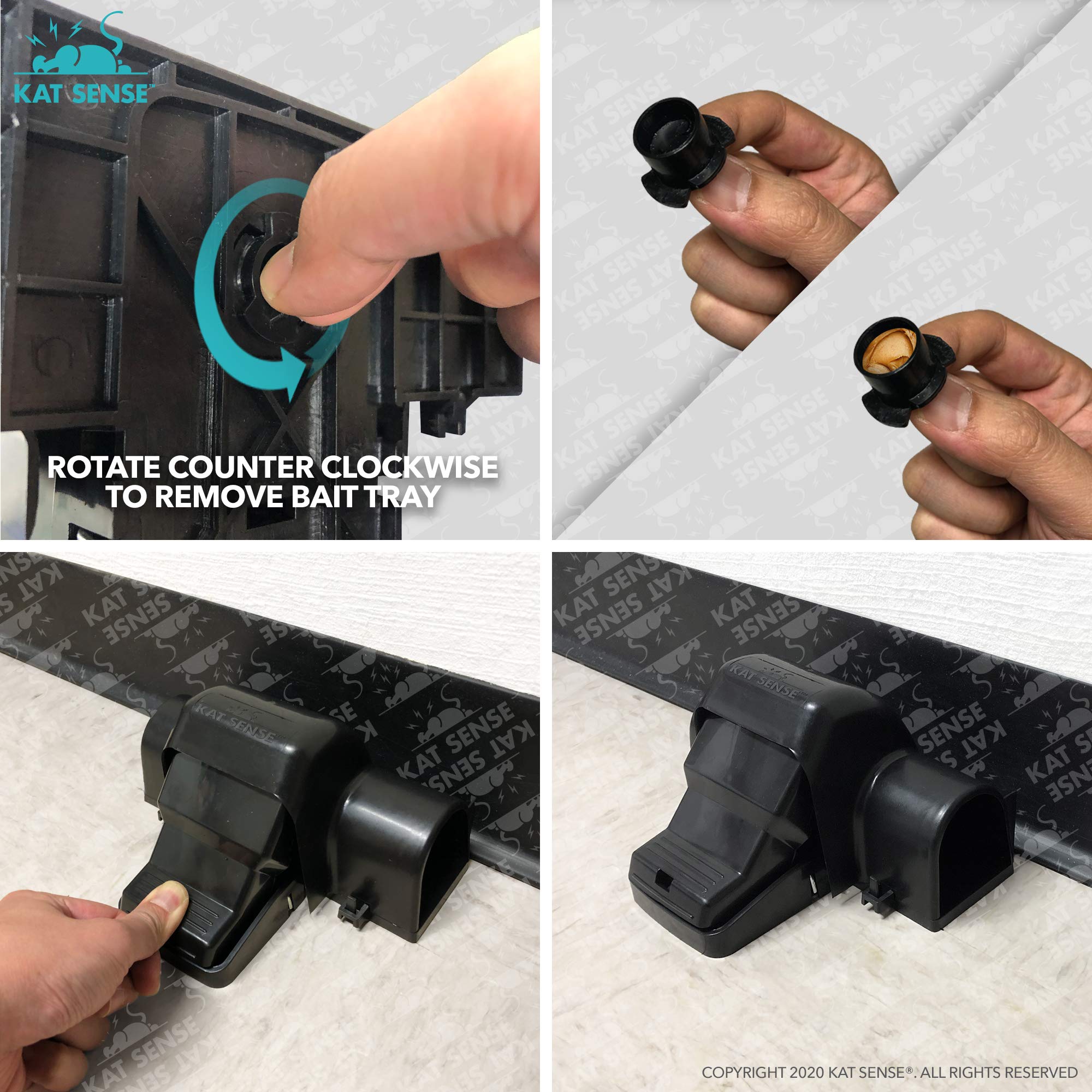 Kat Sense easy-clean reusable rodent trap for multiple uses.
