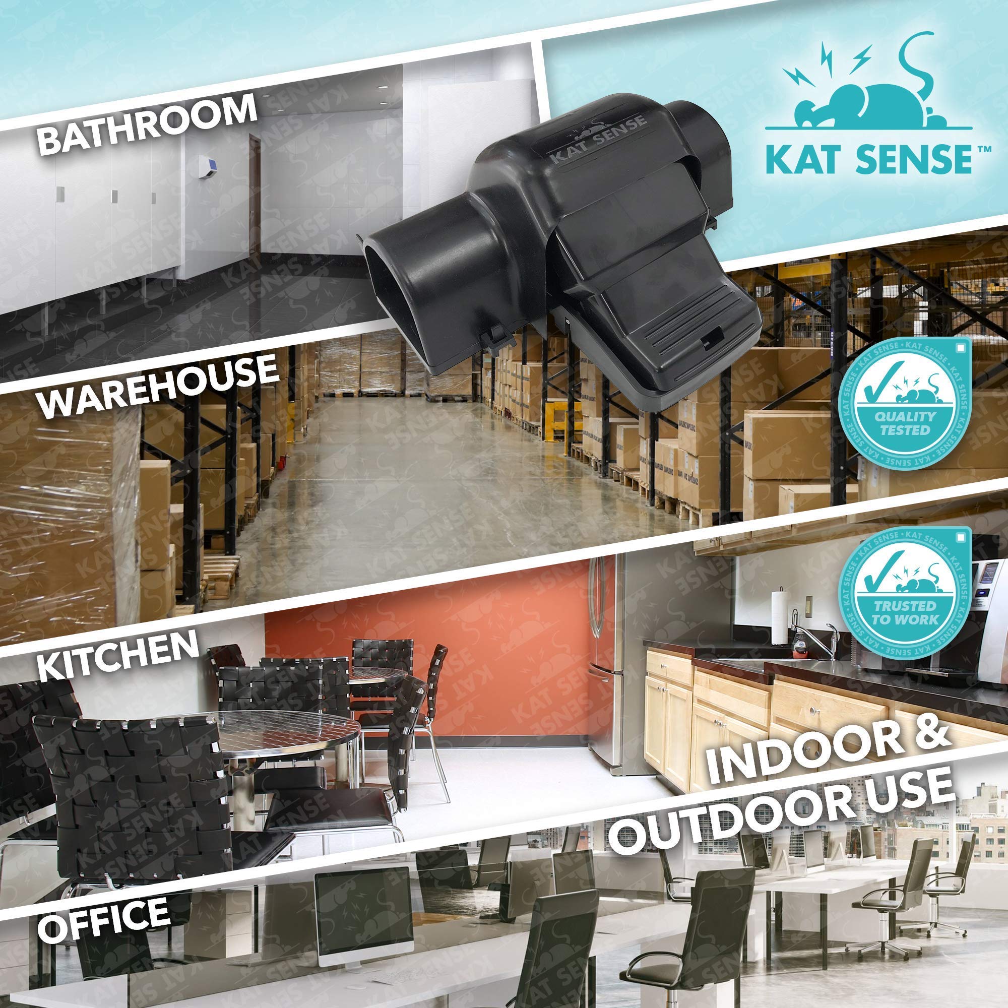 Kat Sense humane snap mechanism balances effectiveness with safer operation.