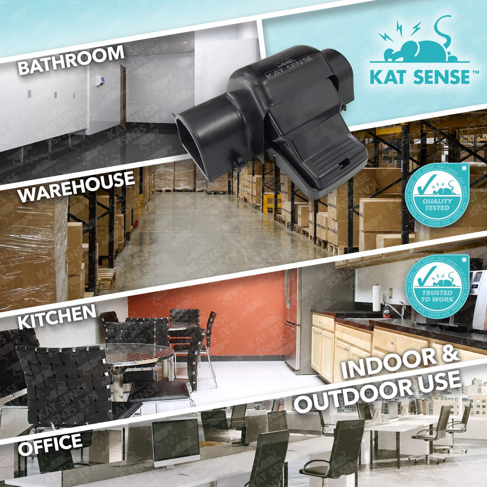 Kat Sense humane snap mechanism balances effectiveness with safer operation.