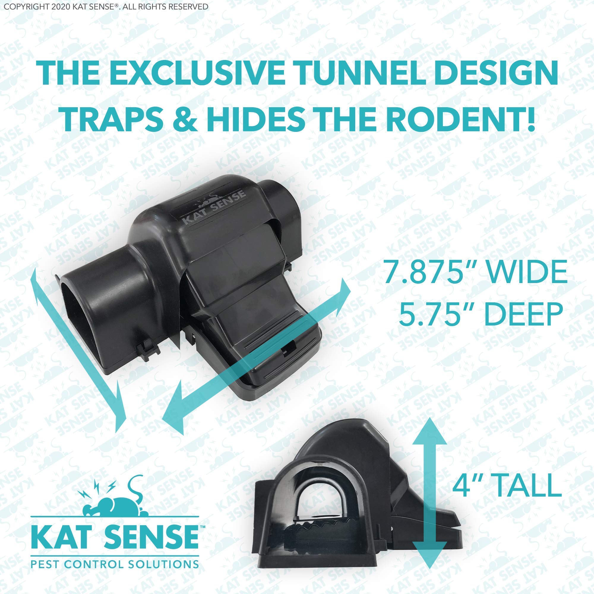 Kat Sense two-entry-point design offers flexible trapping options.