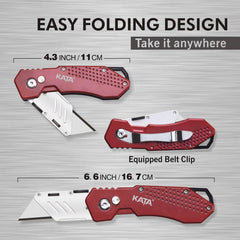 KATA belt clip design offering secure attachment to belts and pockets.
