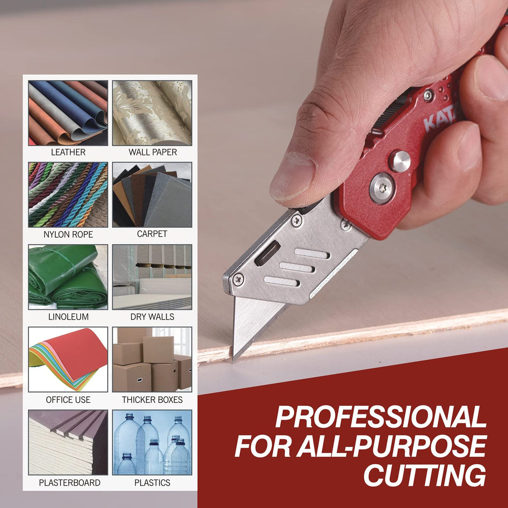 KATA handles tough materials like cardboard and drywall with ease.