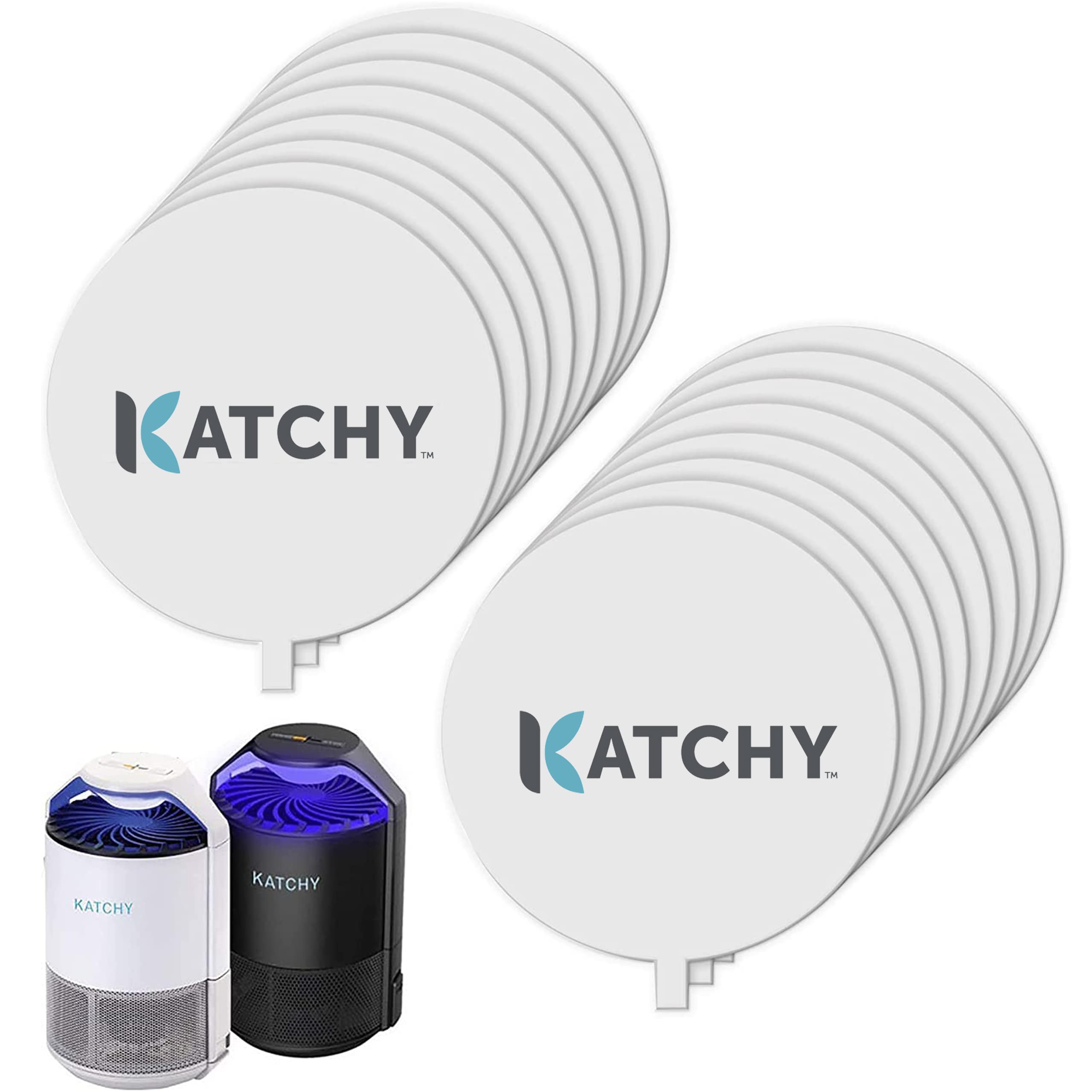 KATCHY Original glue board refill mounted inside trap catching flying insects