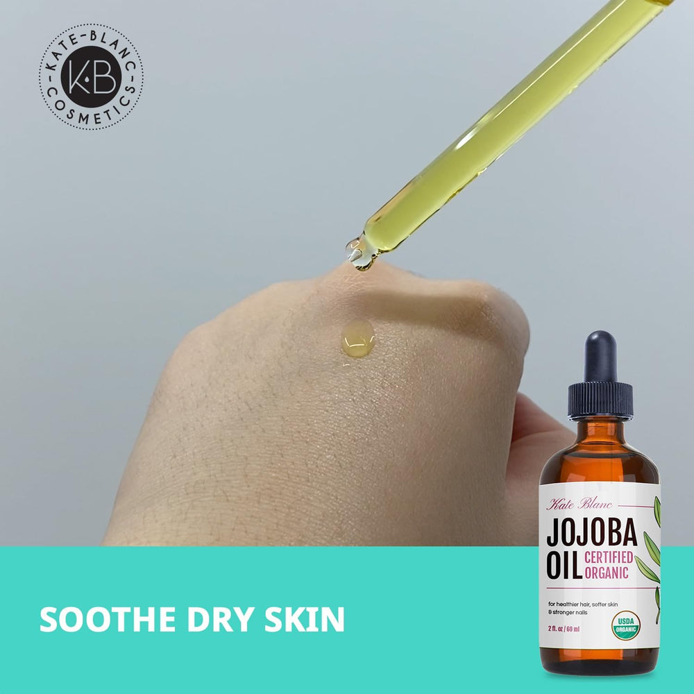 Kate Blanc Jojoba Oil supports gua sha routines with a soothing glide.