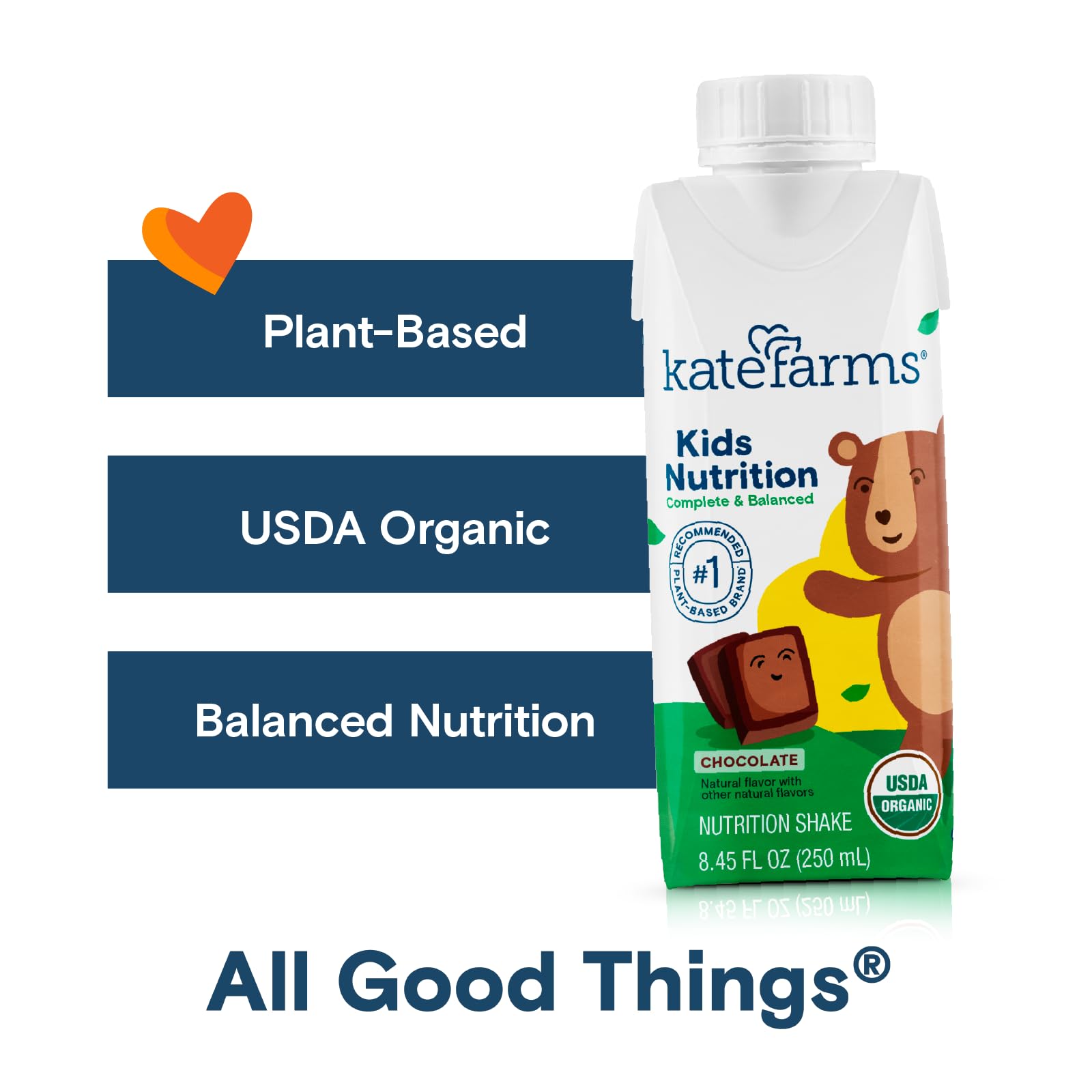 Kate Farms 12 pack box, convenient family sized option for busy mornings