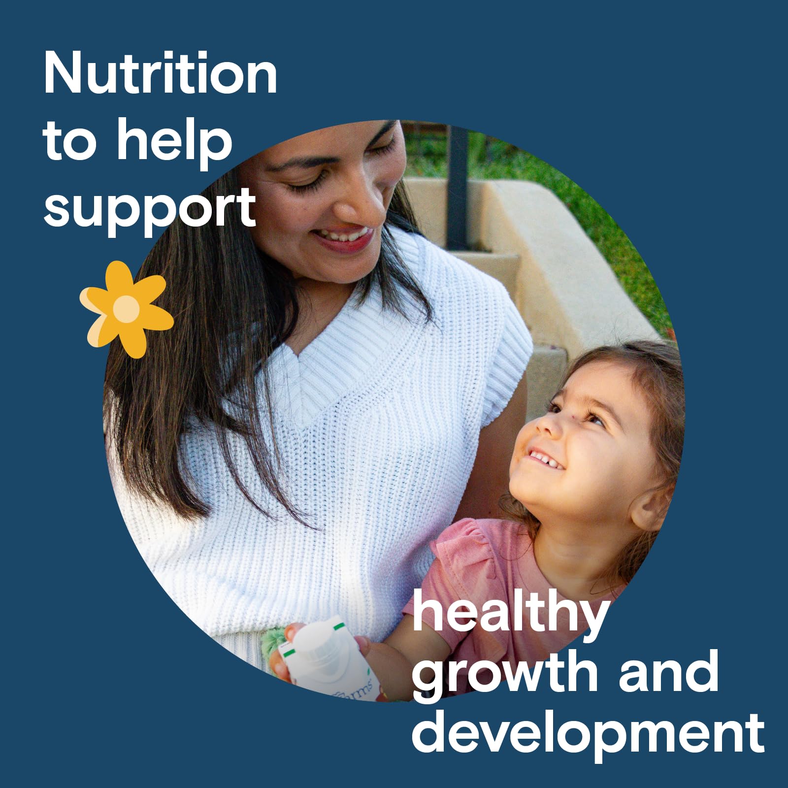 Kate Farms Kids Nutrition Vanilla Shake label highlighting organic and non-GMO attributes.