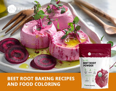 Kate Naturals Beet Root Powder uses in baking for natural color