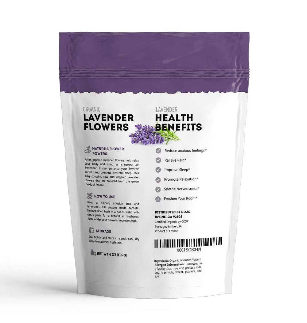 Kate Naturals lavender flowers from France, premium aroma and flavor