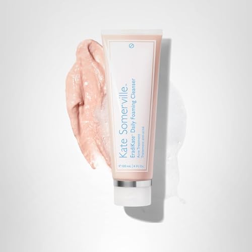 Skin appears balanced and clarified after daily EradiKate cleanse.