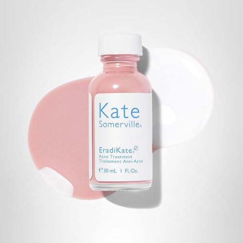 Before-and-after style hint of improved skin texture with EradiKate