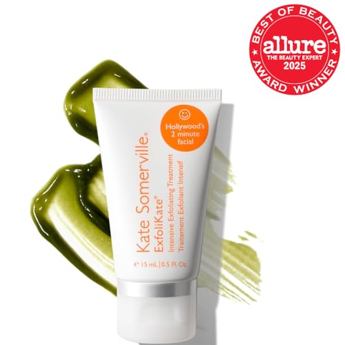 Visual of exfoliating particles from Kate Somerville Exfolikate for quick polish