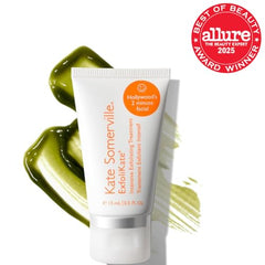 Visual of exfoliating particles from Kate Somerville Exfolikate for quick polish