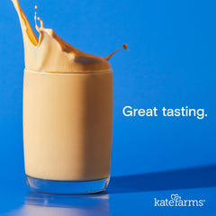 Kate Farms Organic 1.4 Vanilla nutrition label, showcasing organic plant-based formula.