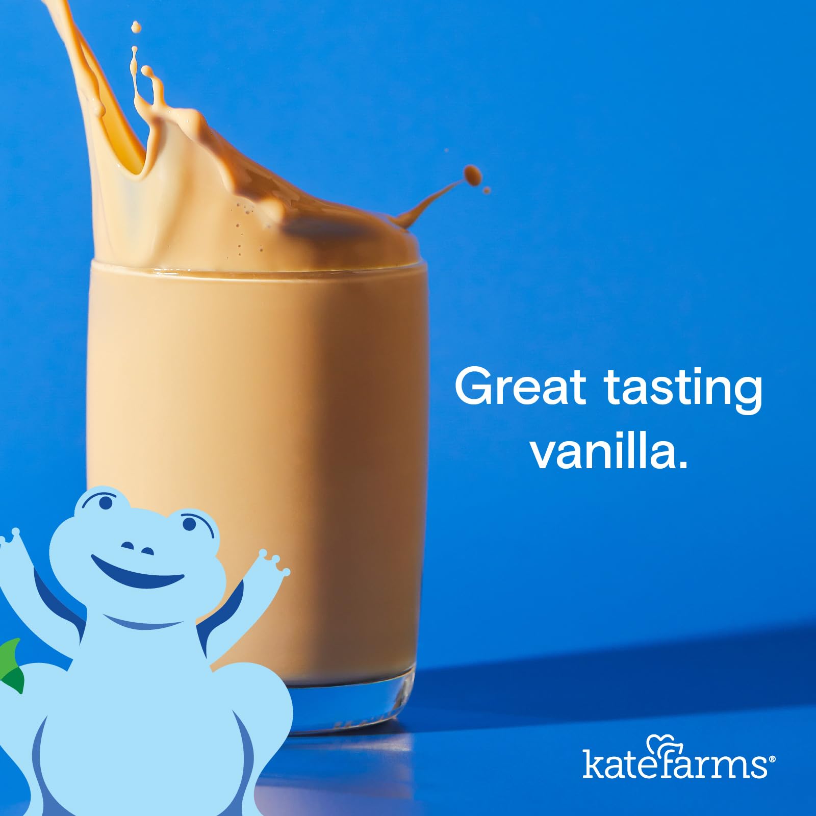 Kate Farms shake presented as a kid-friendly snack option