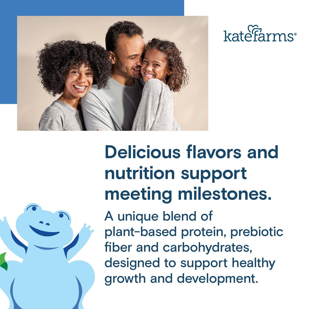 Plant-based pea protein in Kate Farms shake supports easy digestion