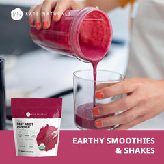 Kate Naturals beet root powder colors cookies and cakes naturally.