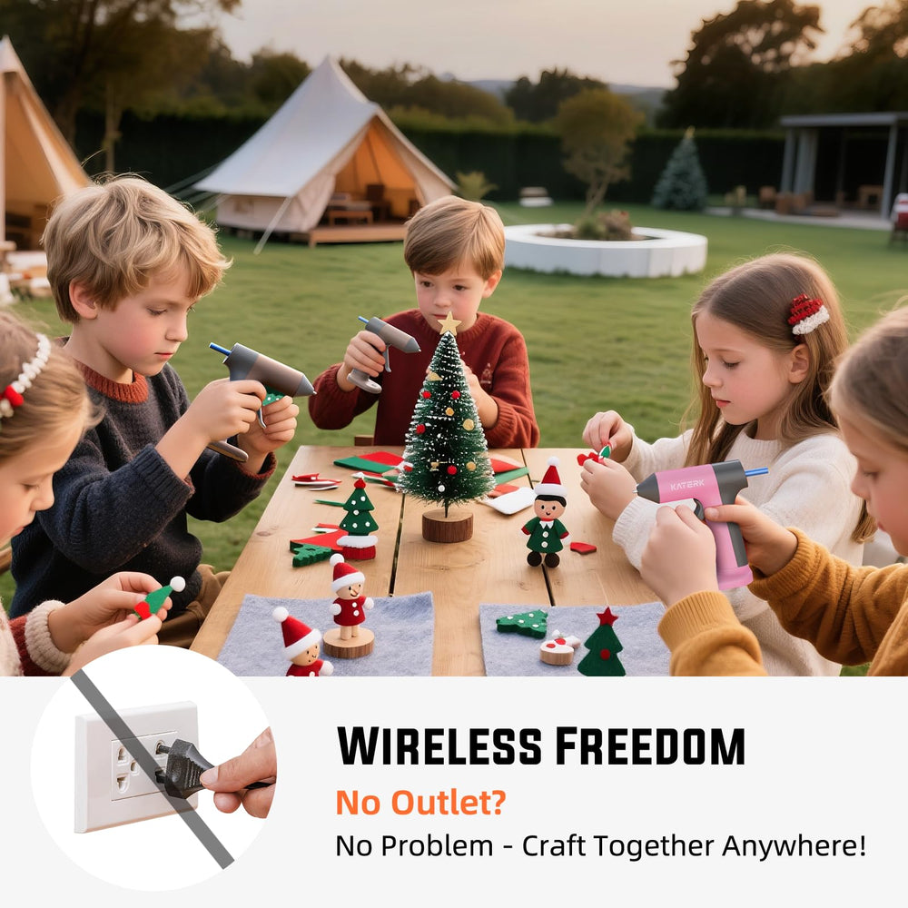 Katerk compact portable design fits crafts at home or on the go