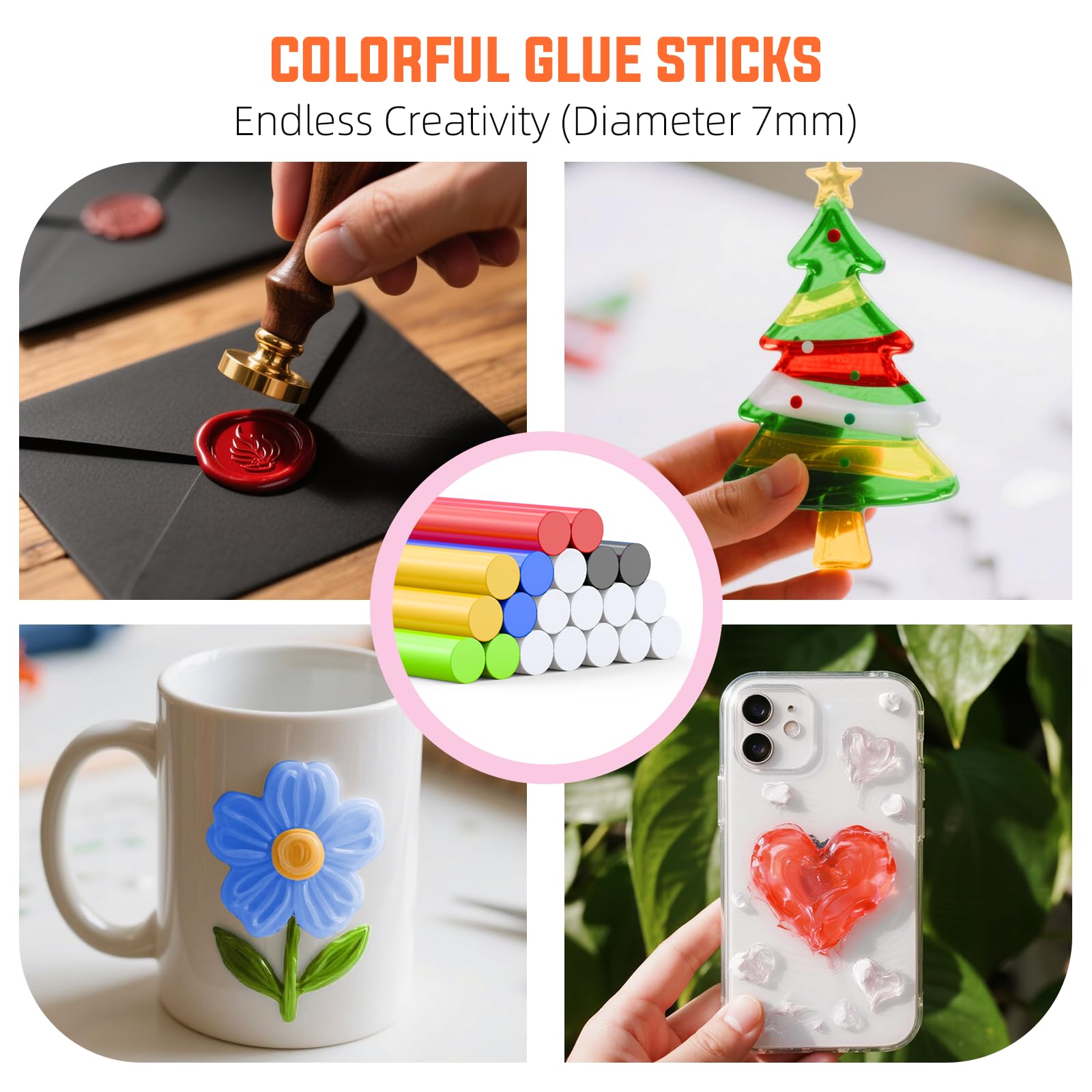 Katerk glue gun heats in 30 seconds for quick DIY projects