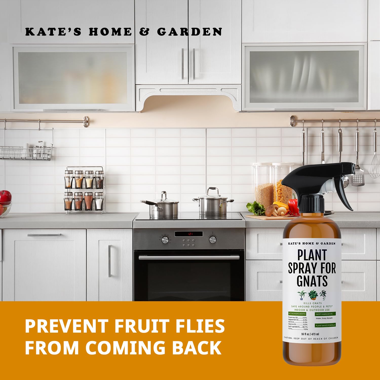 Twelve sticky traps in Kate's Home & Garden gnat control pack