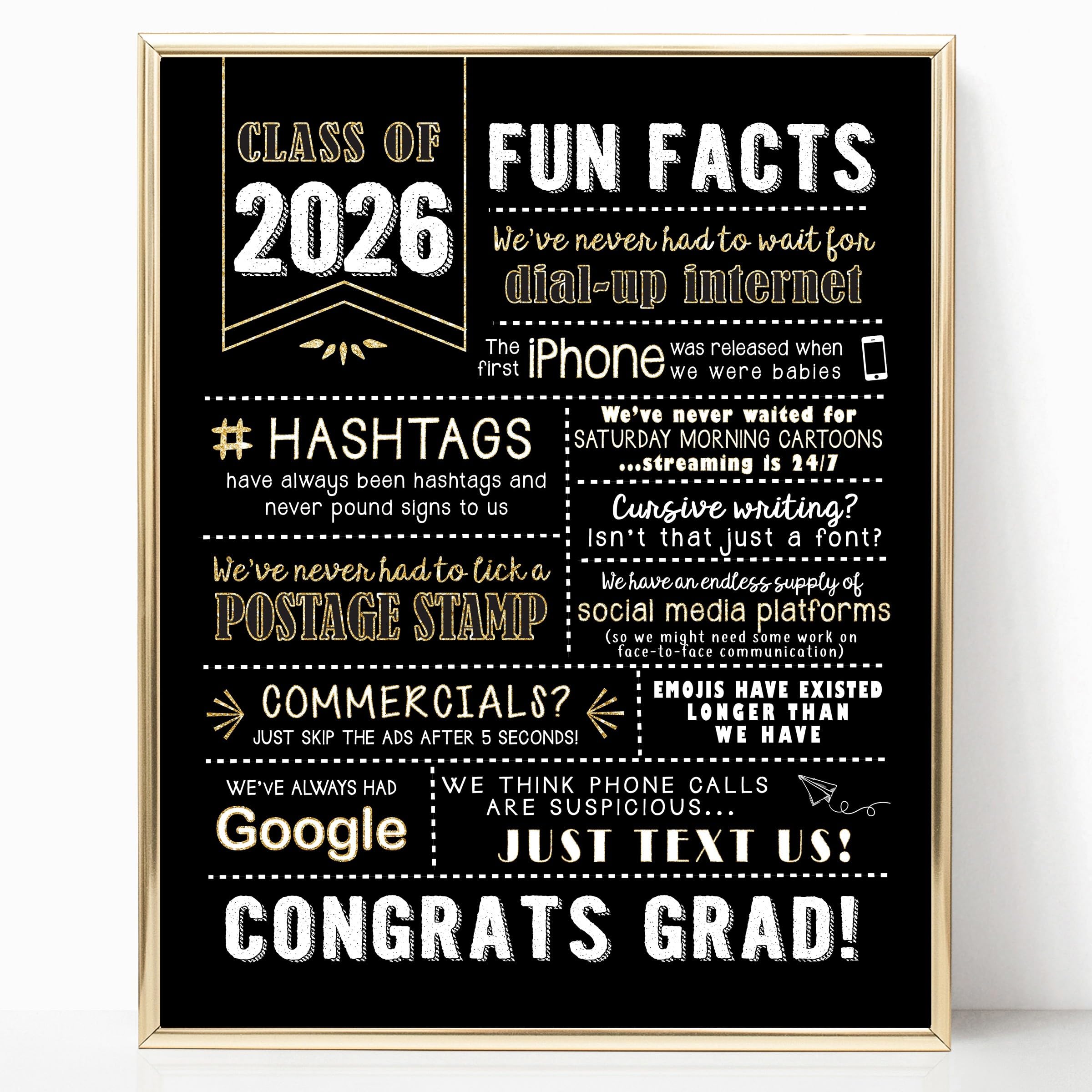 Katie Doodle 2026 sign with boutique design elevates any graduation display.