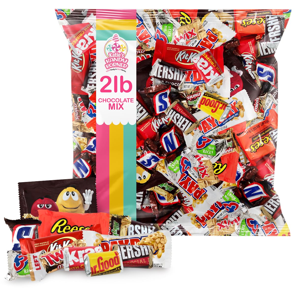 Katie’s Kandy Korner diverse chocolate assortment for events, easy to share.