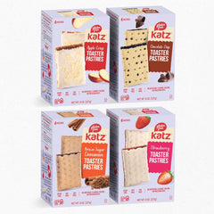 Katz Gluten Free Toaster Pastries Apple Crisp – convenient, grab-and-go snack ready to heat.