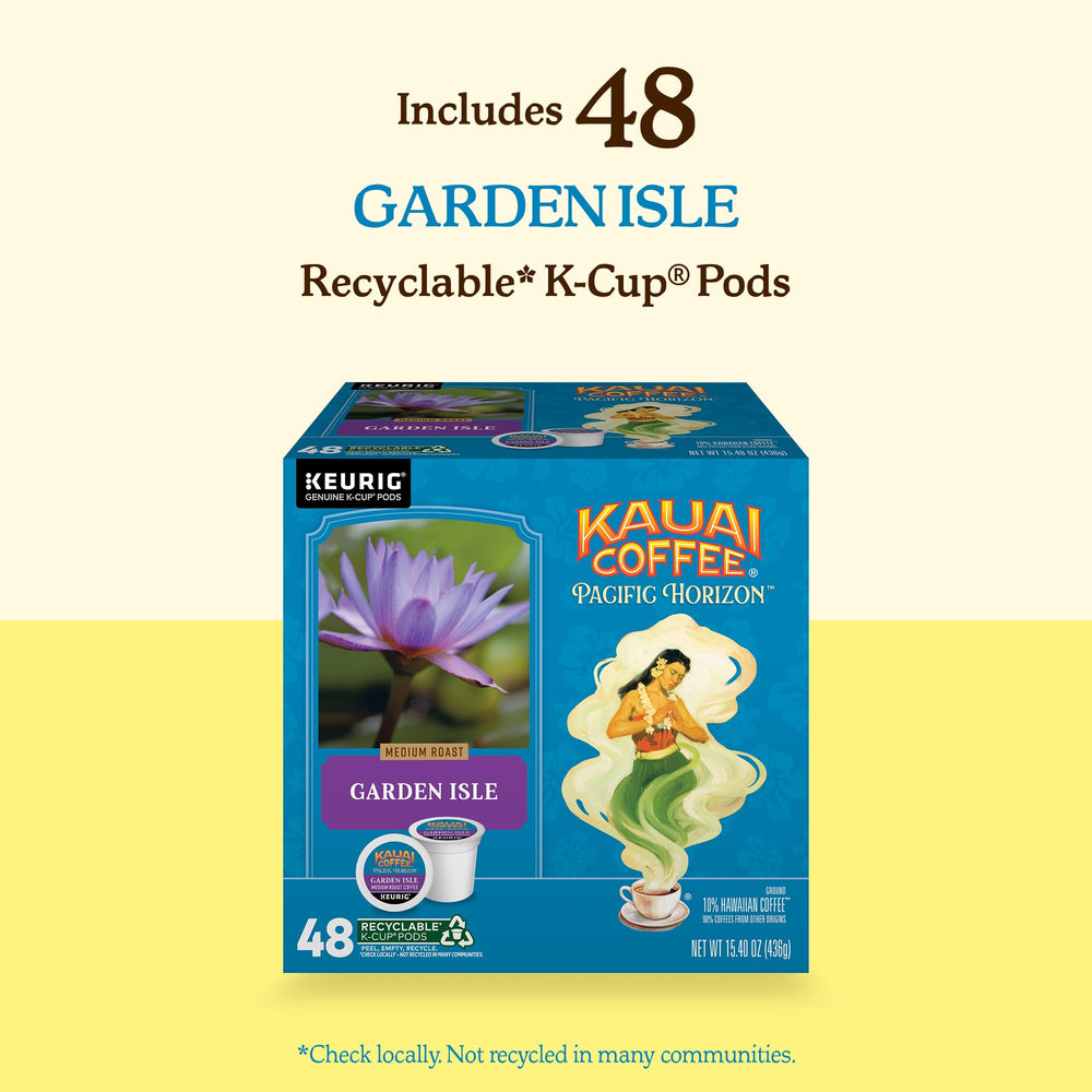 Consistent quality from Kauai Coffee, delivering reliable aroma and balance.