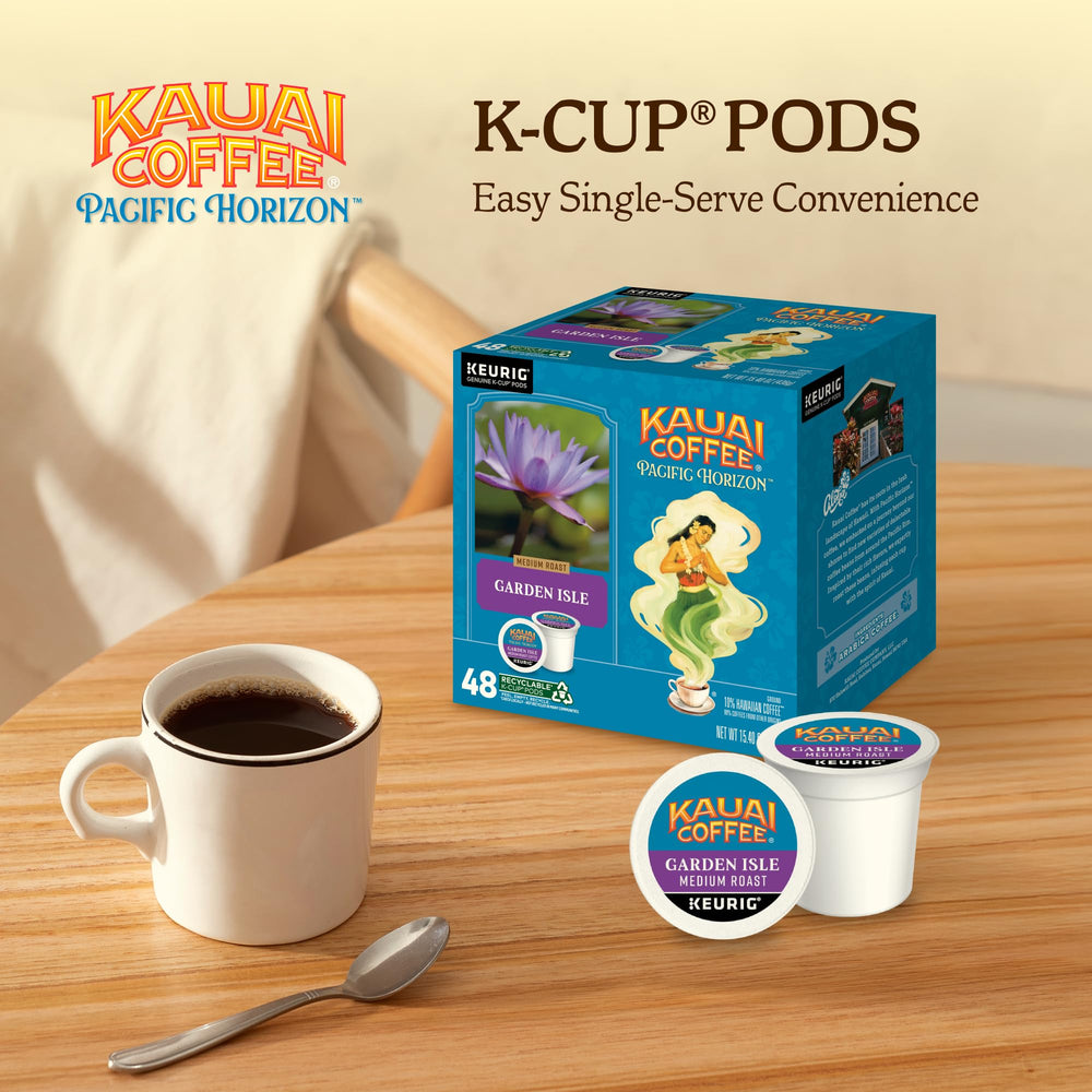 Eco-friendly recyclable pods compatible with Keurig, supporting sustainable sipping.