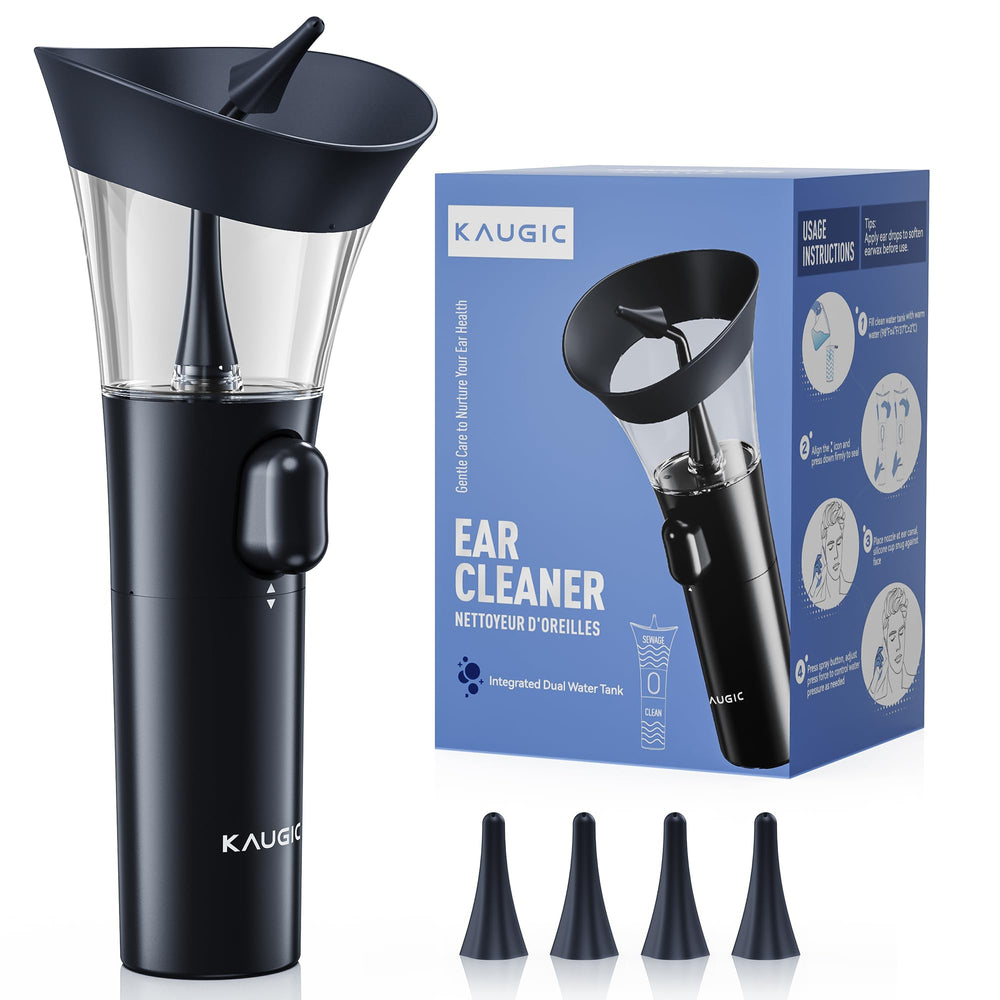 KAUGIC Manual Ear Wax Cleaner handle enables precise one-handed control.