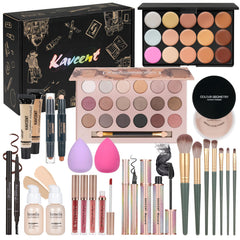 KAVCENT makeup kit 18-color eyeshadow palette for versatile daytime to evening looks