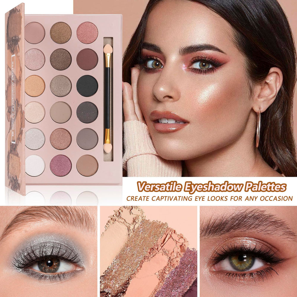 KAVCENT makeup kit mascara lip gloss for defined lashes and shine