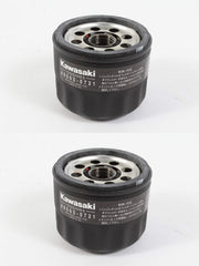 Kawasaki oil filter 49065-0721 two-pack, OEM quality for reliable engine protection.