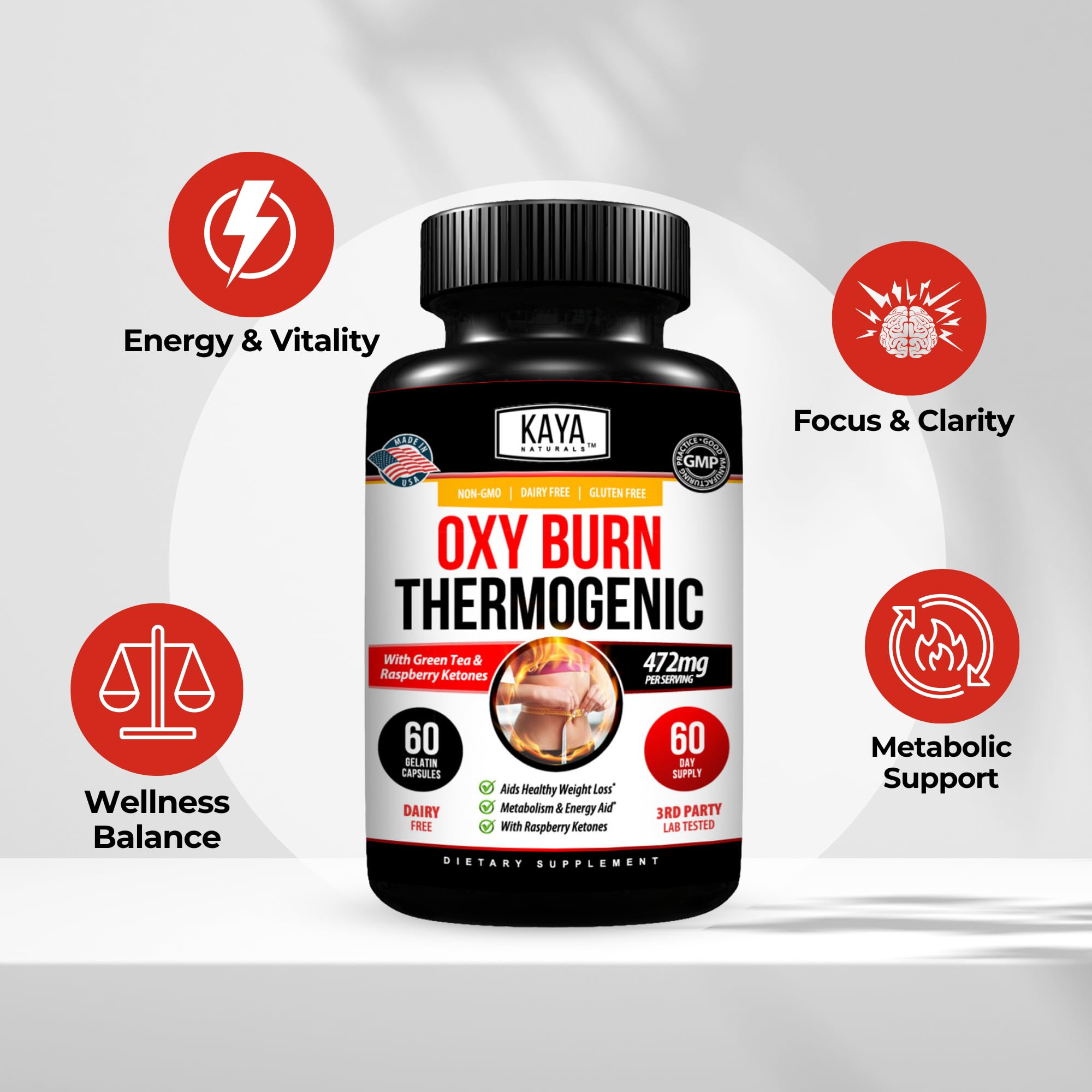 Green tea extract featured in Kaya Naturals Supreme Fat Burner