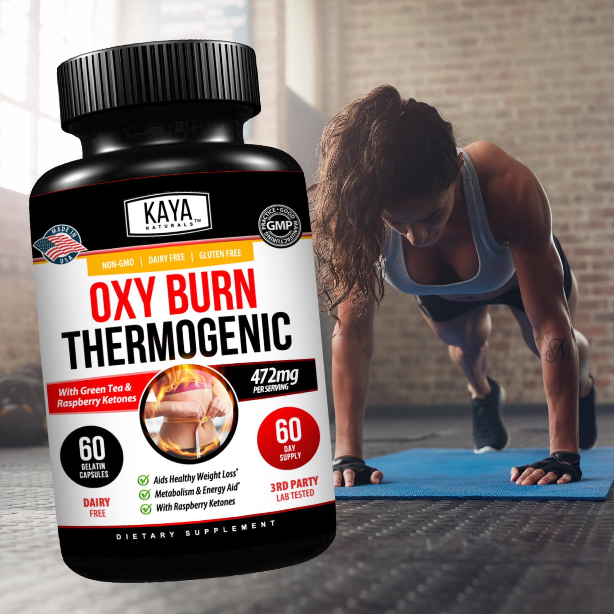 Yohimbe bark component in Kaya Naturals thermogenic blend