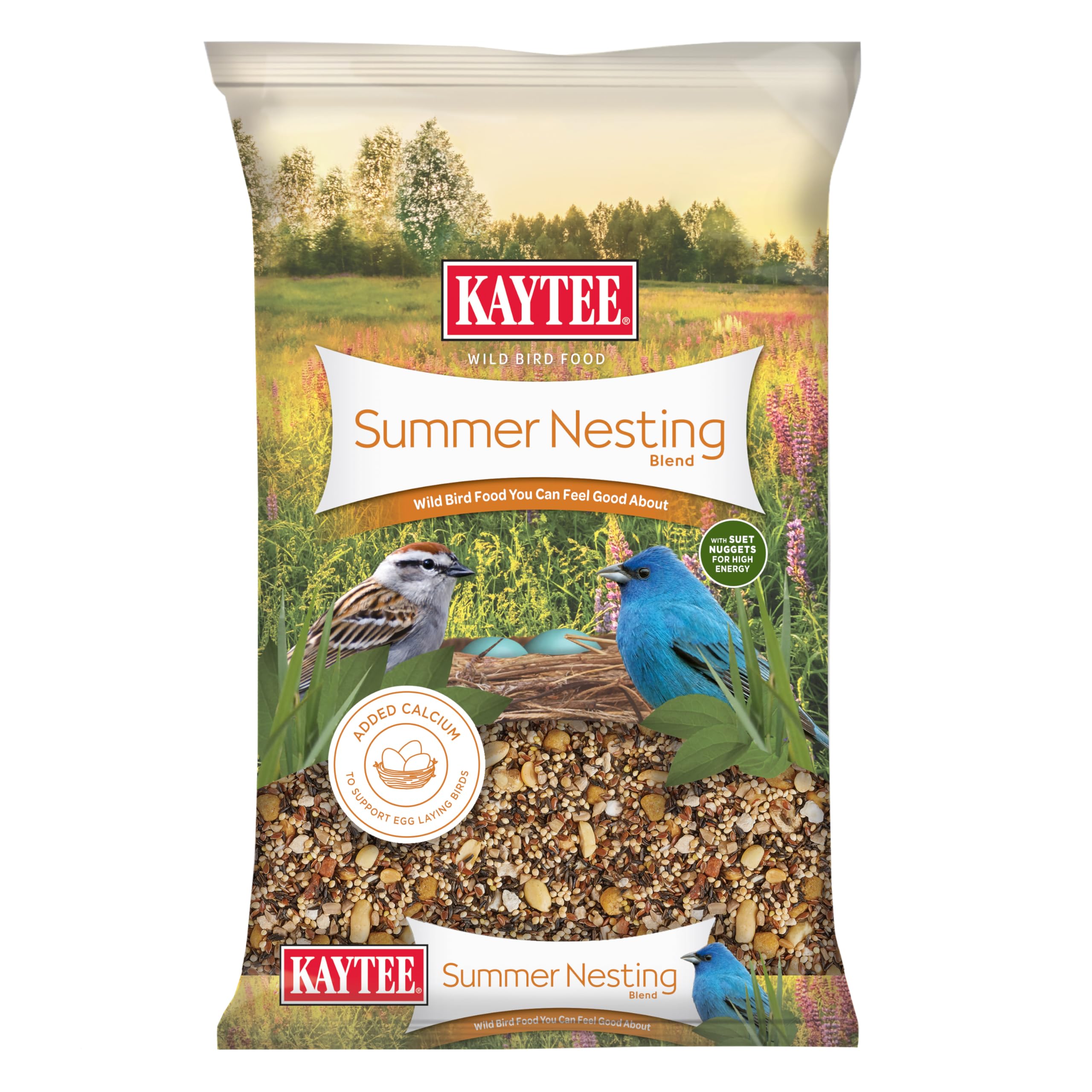 Kaytee Summer Nesting Seed Blend 8lb bag ready for attracting nesting birds