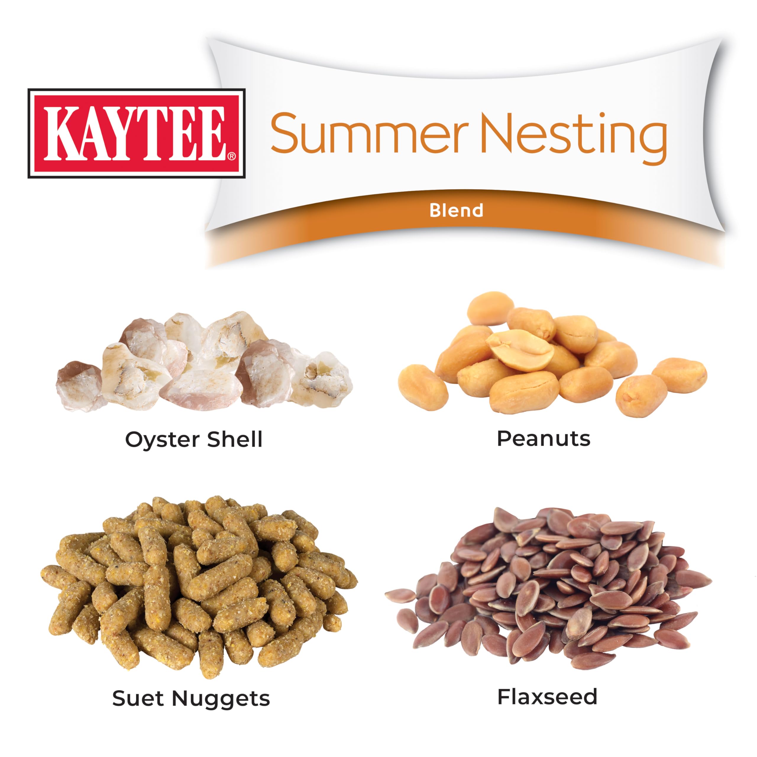 Kaytee variety of ingredients attracts diverse backyard birds to your feeding station