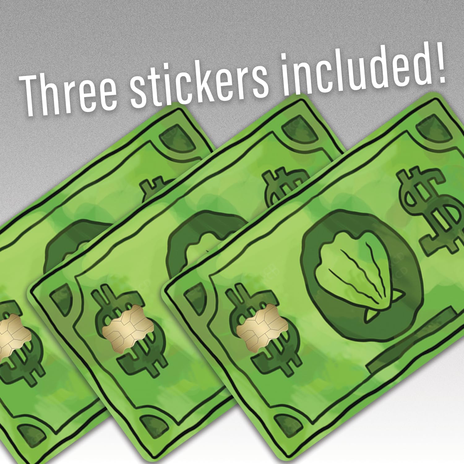 KCD Sea Bucks bill-pattern on card adds ocean style and durability