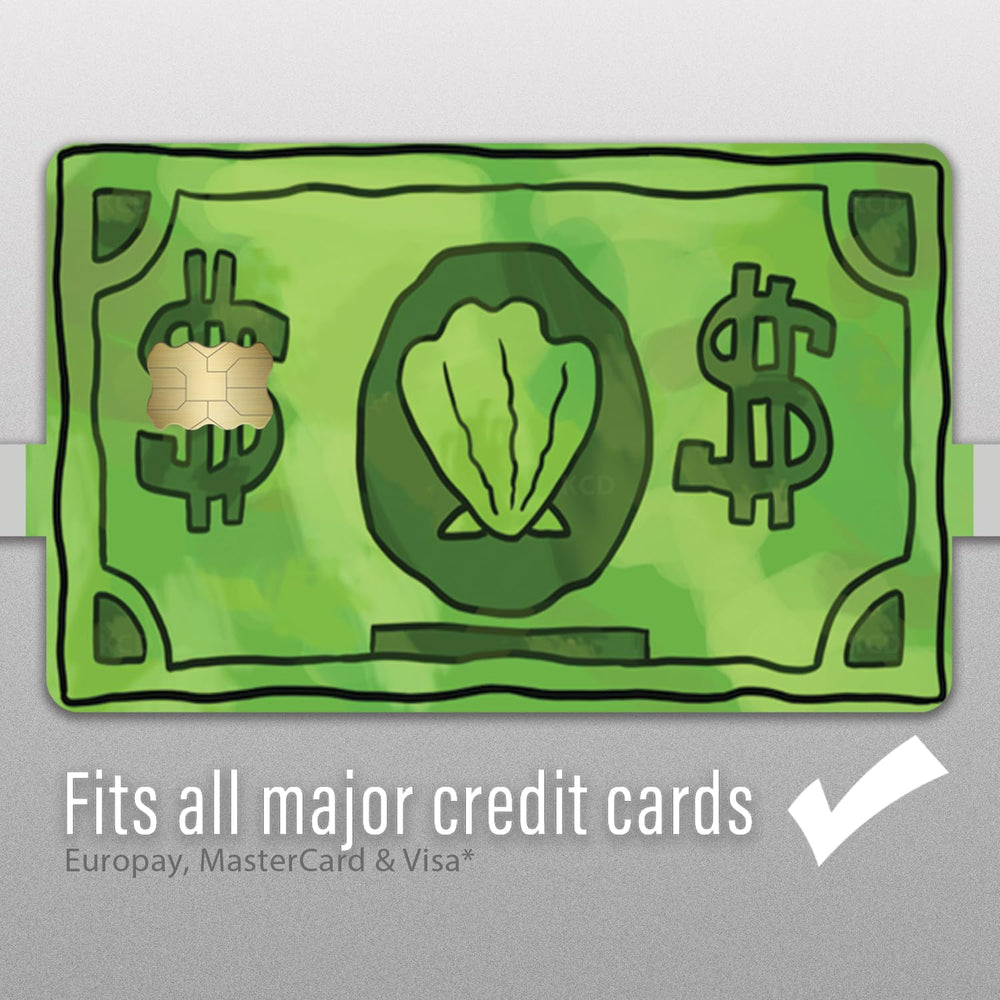 KCD Slim vinyl decal keeps cards light and sleek