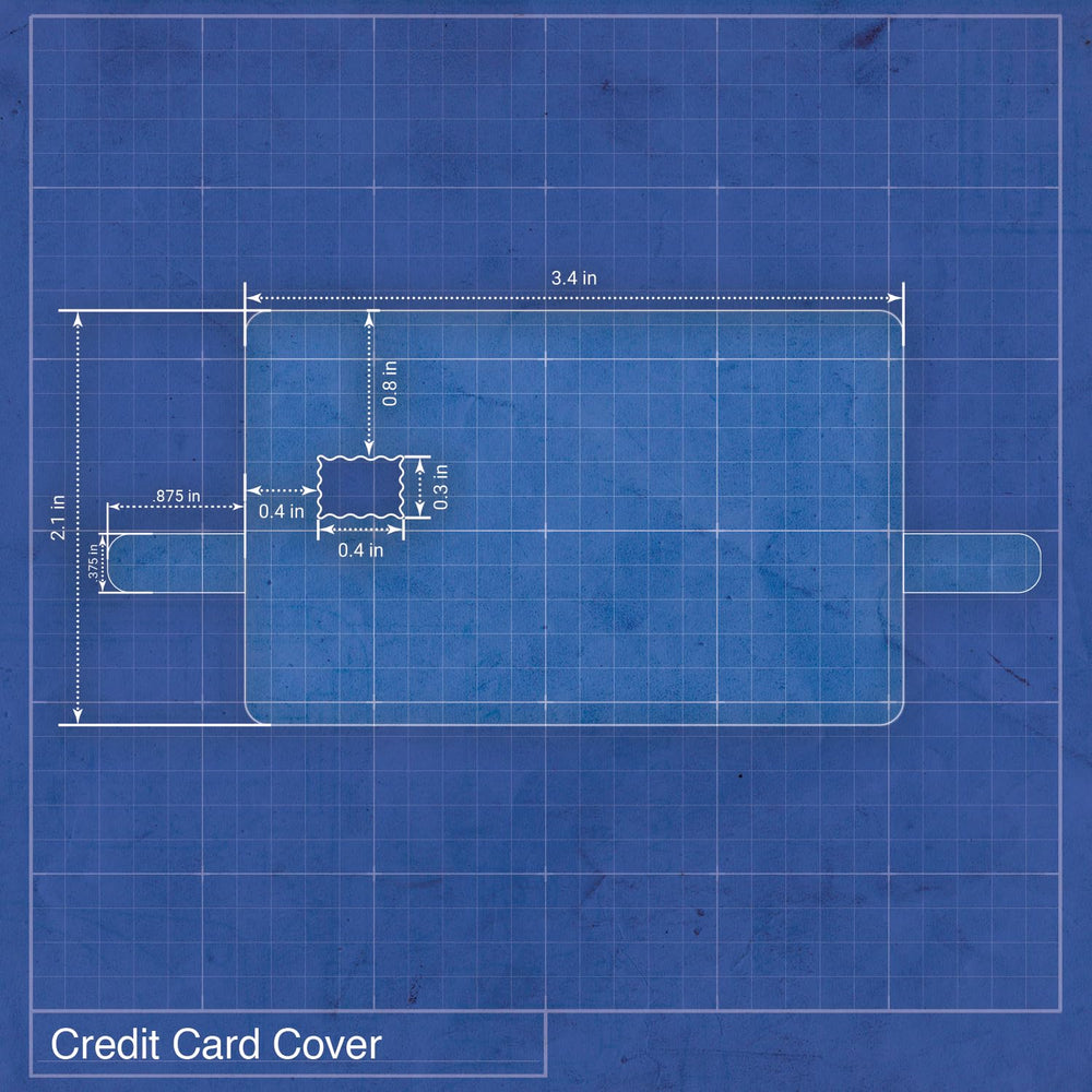 KCD Universal-fit card skin works with most standard cards
