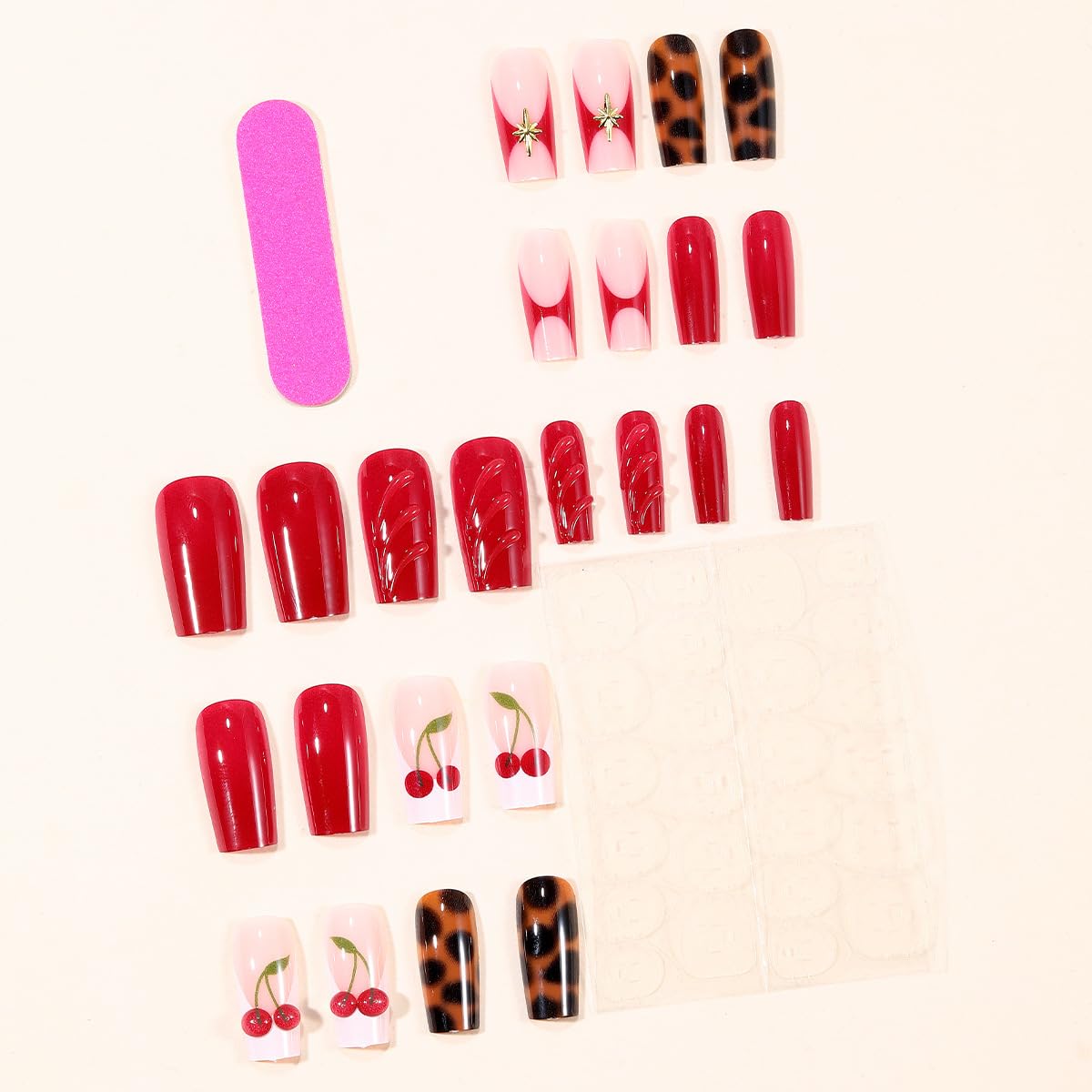 Kcjckcdd 24-piece set in 12 sizes for a snug, salon-like fit