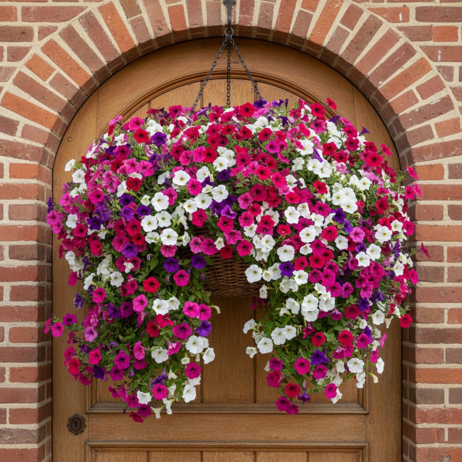 KCT GARDEN Petunia seeds ready for garden beds, creating a lively border.