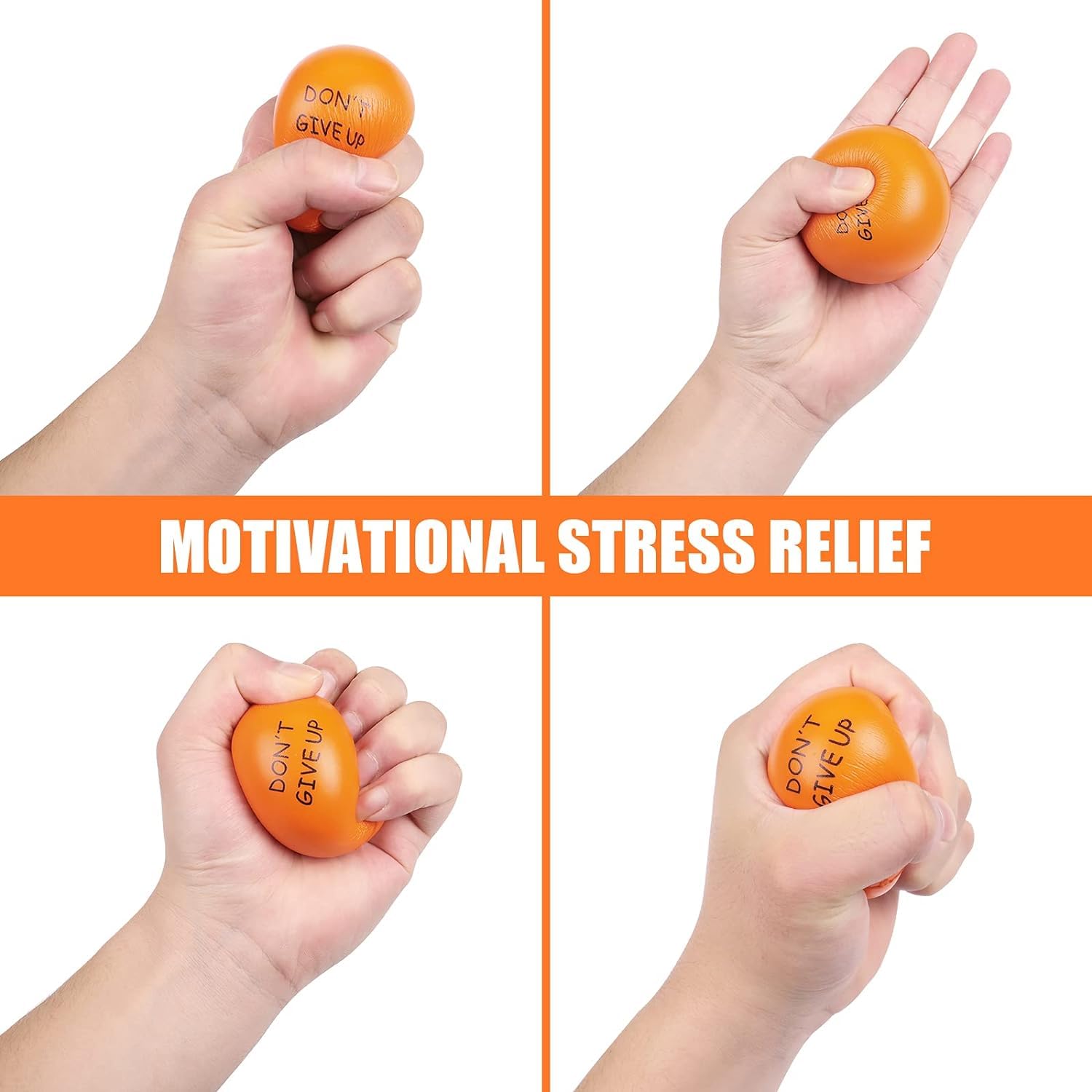 KDG Motivational Stress Balls packaging shot, ready to gift